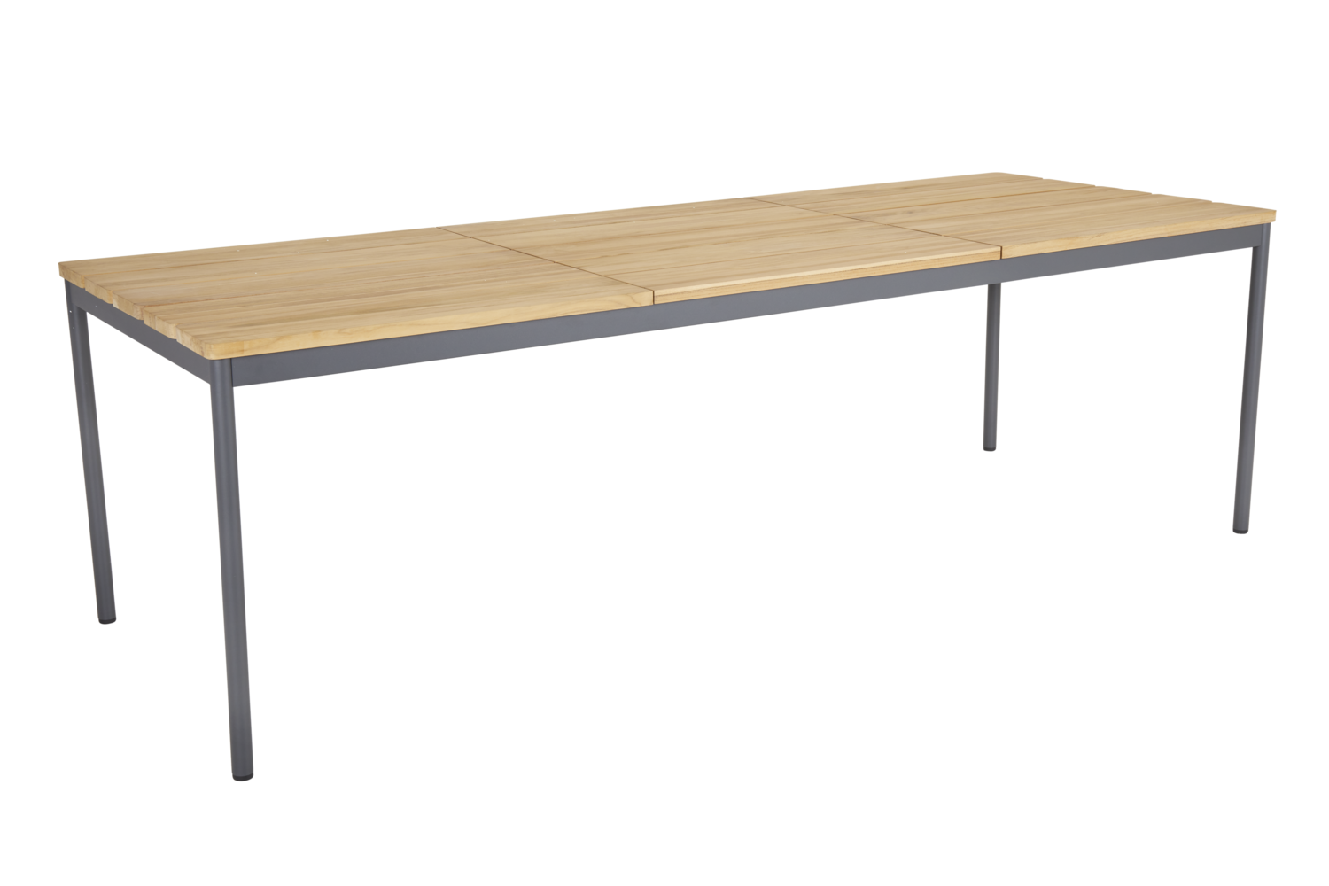 Nox matbord grå/teak 238x90
