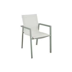 Delia karmstol grön/offwhite