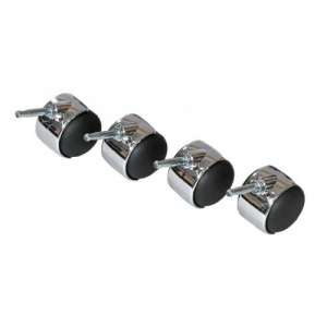 Möbelhjul 4-pack till Bordbirgers bord svart/crome