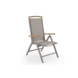 Andy positionsstol Khaki/teak