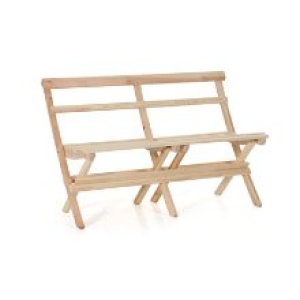 Gammeldags 2-sits soffa natur