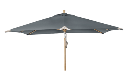 Como parasoll 3x3 m grå