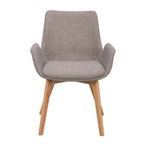 Drimsdale karmstol Grå/Ek