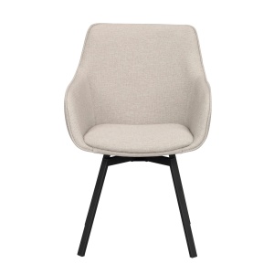 Alison karmstol Beige/svart
