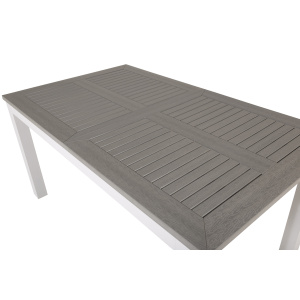 Albany matbord vit/grå 90x152-210cm