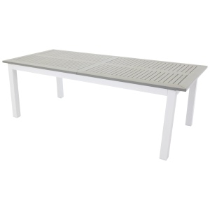 Albany matbord vit/grå 224/324cm