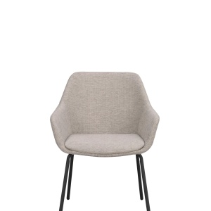 Haley karmstol Grå/svart