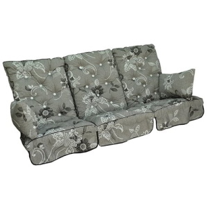 Hammockdynset hög rygg flower grå