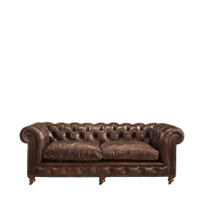 Kensington 2,5-sits soffa leather vintage cigar
