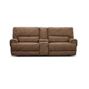 Las Vegas 2-sits soffa ljusbrun recliner