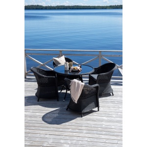 Oscar matgrupp rund svart