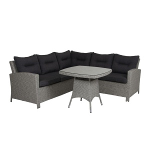 Palleja hörnsoffa konstrotting grå