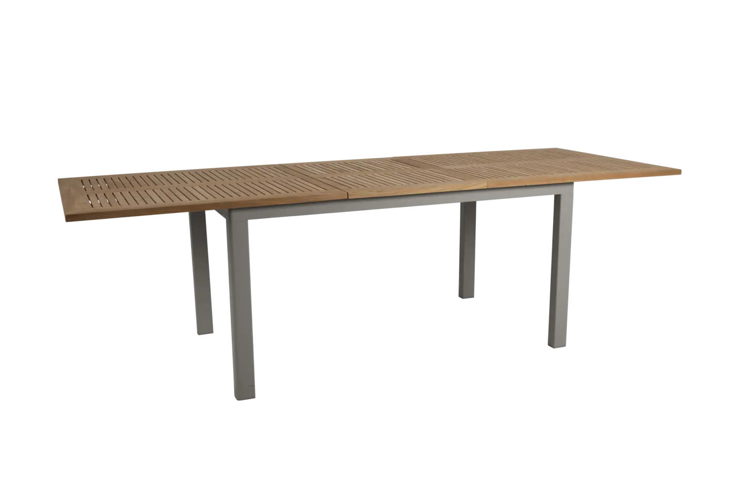 Lyon matbord 194-252x92 beige/teak - Bild 2