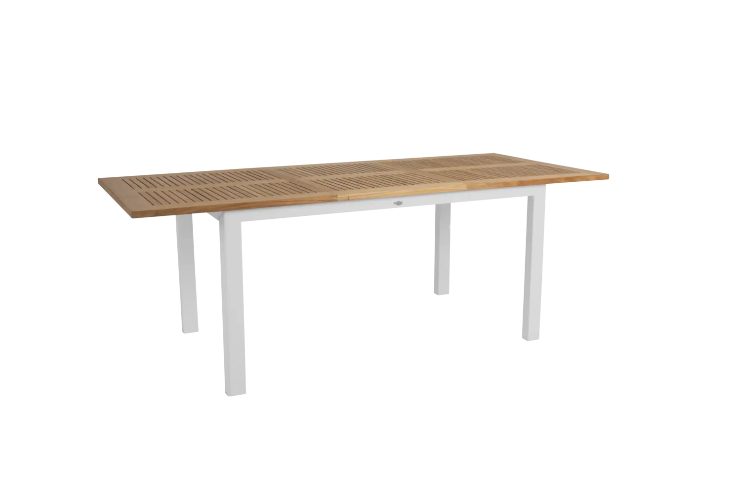 Lyon 152/210x92 vit/teak - Bild 2