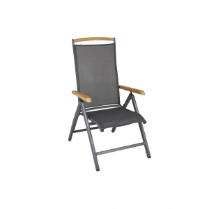 ANDY POSITIONSSTOL ANTRACIT/ANTRACIT TEAK
