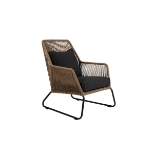 MIDWAY FÅTÖLJ NATUR/SVART