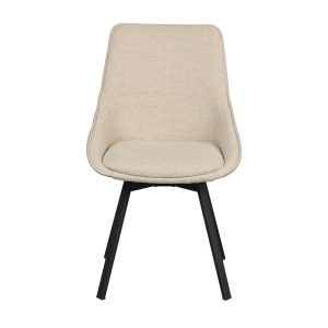 Alison stol ljusbeige/svart