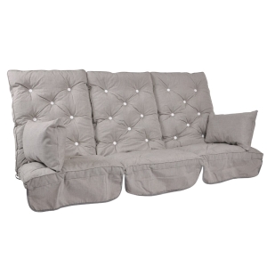 Hammockdynset hög rygg askgrå