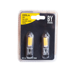G9 LED dimbar 2W 2700K 220Lm 2-PACK