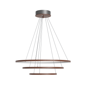 Trione taklampa Ø80 cm valnöt