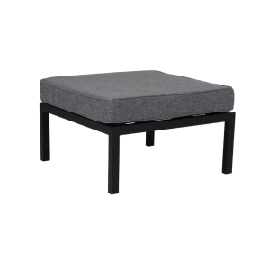 Weldon fotpall Svart/grå