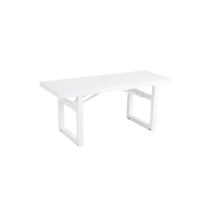 Vevi bänk Vit 105 cm