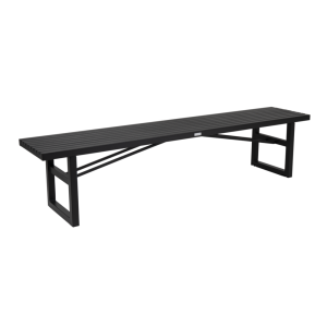Vevi bänk Svart 200 cm