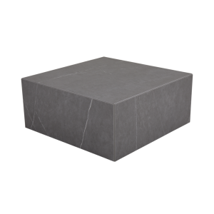 Zten soffbord Mörkgrå 80x80 cm
