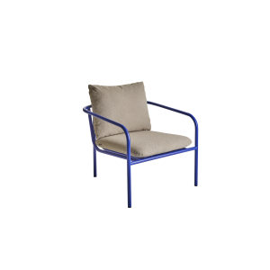 Bendt fåtölj Indigo Blue/Teddy Beige