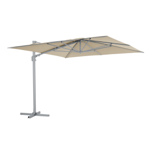 Vinovo frihängande parasoll Khaki 3x3 m