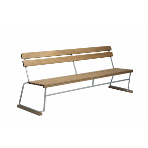 Soffa 5 - Oljad ek med varmförzinkat stativ