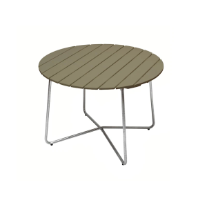 Bord 9A 120 - Ljusgrön ek med varmförzinkad stativ