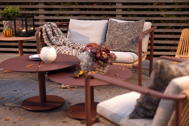 Motty 2-sitssoffa Zin Red/Teddy Beige - Bild 3