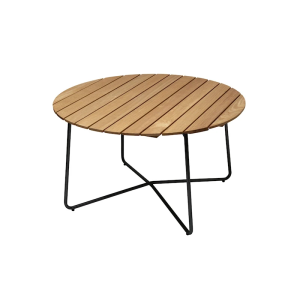 Bord 9A 120 - Oljad ek med svart stativ