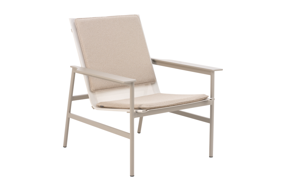 Soro loungefåtölj Khaki/Teddy Beige