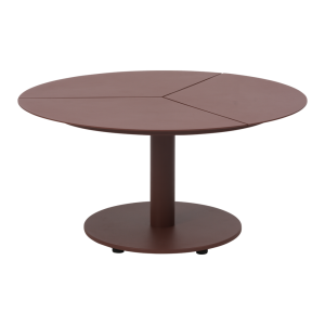 Peace soffbord Zin Red Ø80